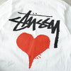 Stussy 徽标双面印花短袖 T 恤（白色）