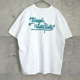 マハグリッド プリント Tシャツ ホワイト - NEWSED