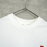 アミパリ アミ パリス ハートロゴ Tシャツ ホワイト - NEWSED