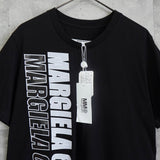 エムエムシックス メゾン マルジェラ ロゴ Tシャツ ブラック タグ付き未使用品 - NEWSED