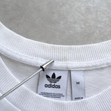 アディダス トレフォイルロゴ Tシャツ ホワイト - NEWSED