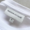 メゾンキツネ チラックスフォックス Tシャツ ホワイト
