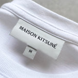 メゾンキツネ チラックスフォックス Tシャツ ホワイト - NEWSED