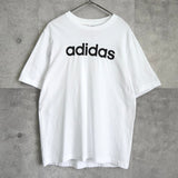 アディダス ロゴ Tシャツ ホワイト - NEWSED