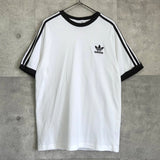 アディダス トレフォイルロゴ Tシャツ ホワイト / ブラック - NEWSED