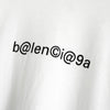Balenciaga 徽标超大 T 恤白色
