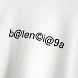 バレンシアガ ロゴ オーバーサイズ Tシャツ ホワイト - NEWSED