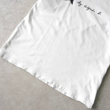 アニエスべー ロゴ Tシャツ レディース ホワイト - NEWSED