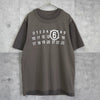 エムエムシックス メゾン マルジェラ カレンダーロゴ フェイクレイヤード Tシャツ カーキグレー レディース