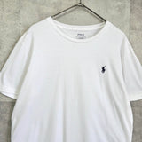 ポロ ラルフローレン スモールポニー ロゴ Tシャツ ホワイト - NEWSED