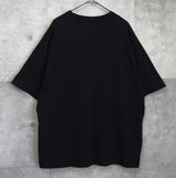メゾンキツネ フォックスロゴ Tシャツ ブラック - NEWSED