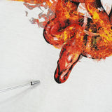 マルセロ バーロン 両面プリント Tシャツ ホワイト - NEWSED