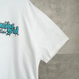 マハグリッド プリント Tシャツ ホワイト - NEWSED