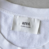 アミパリ アミ パリス ハートロゴ Tシャツ ホワイト - NEWSED