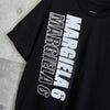 MM6 Maison Margiela 徽标 T 恤，黑色，未使用，带标签