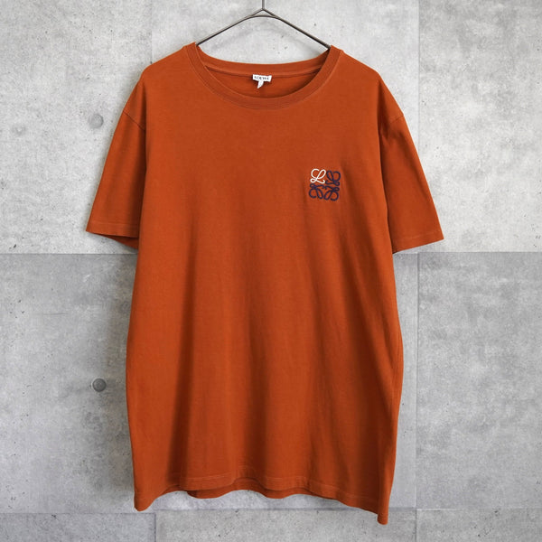 ロエベ アナグラム Tシャツ ブラウン - NEWSED