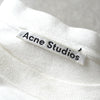 アクネストゥディオズ バックロゴ オーバーサイズ Tシャツ ホワイト