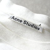 アクネストゥディオズ バックロゴ オーバーサイズ Tシャツ ホワイト - NEWSED