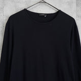 ジルサンダー バックロゴ プレーン ロンT ネイビー - NEWSED
