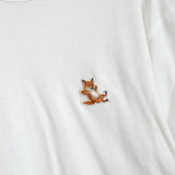 メゾン キツネ チラックスフォックス Tシャツ ホワイト - NEWSED