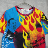 ジュンヤ ワタナベ コムデギャルソン グラフィック 総柄 半袖トップス Tシャツ マルチカラー - NEWSED