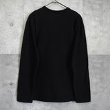 プレイ コムデギャルソン ハートロゴ ロンT ブラック - NEWSED