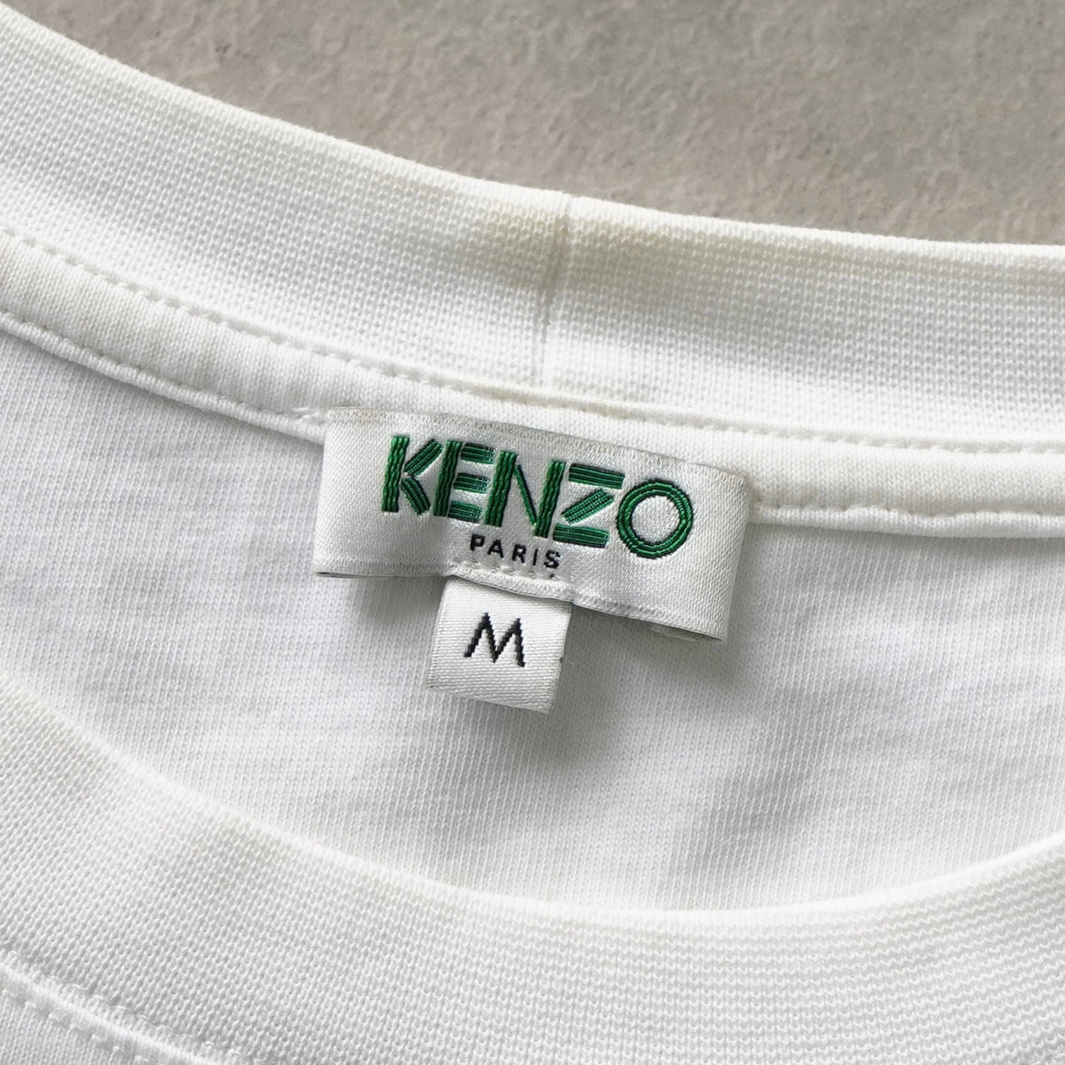 ケンゾー ロゴ Tシャツ ホワイト - NEWSED