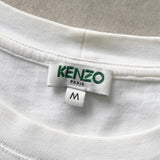 ケンゾー ロゴ Tシャツ ホワイト - NEWSED