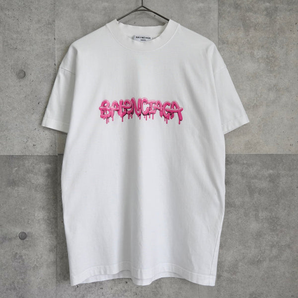 バレンシアガ ロゴ Tシャツ ホワイト レディース - NEWSED