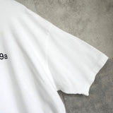 バレンシアガ ロゴ オーバーサイズ Tシャツ ホワイト - NEWSED