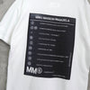 エムエムシックス メゾンマルジェラ プリント Tシャツ ホワイト