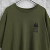 Maison Kitsune Camp Print T-Shirt, Khaki