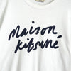 メゾン キツネ 筆記体ロゴ Tシャツ ホワイト