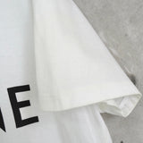 セリーヌ クラシックロゴ Tシャツ ホワイト - NEWSED
