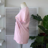 メゾン キツネ プリント Tシャツ ピンク - NEWSED