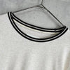 Maison Margiela 象牙色/黑色纯色 Ringer T 恤