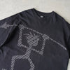 Stussy Shadow Man 双面印花 T 恤 黑色