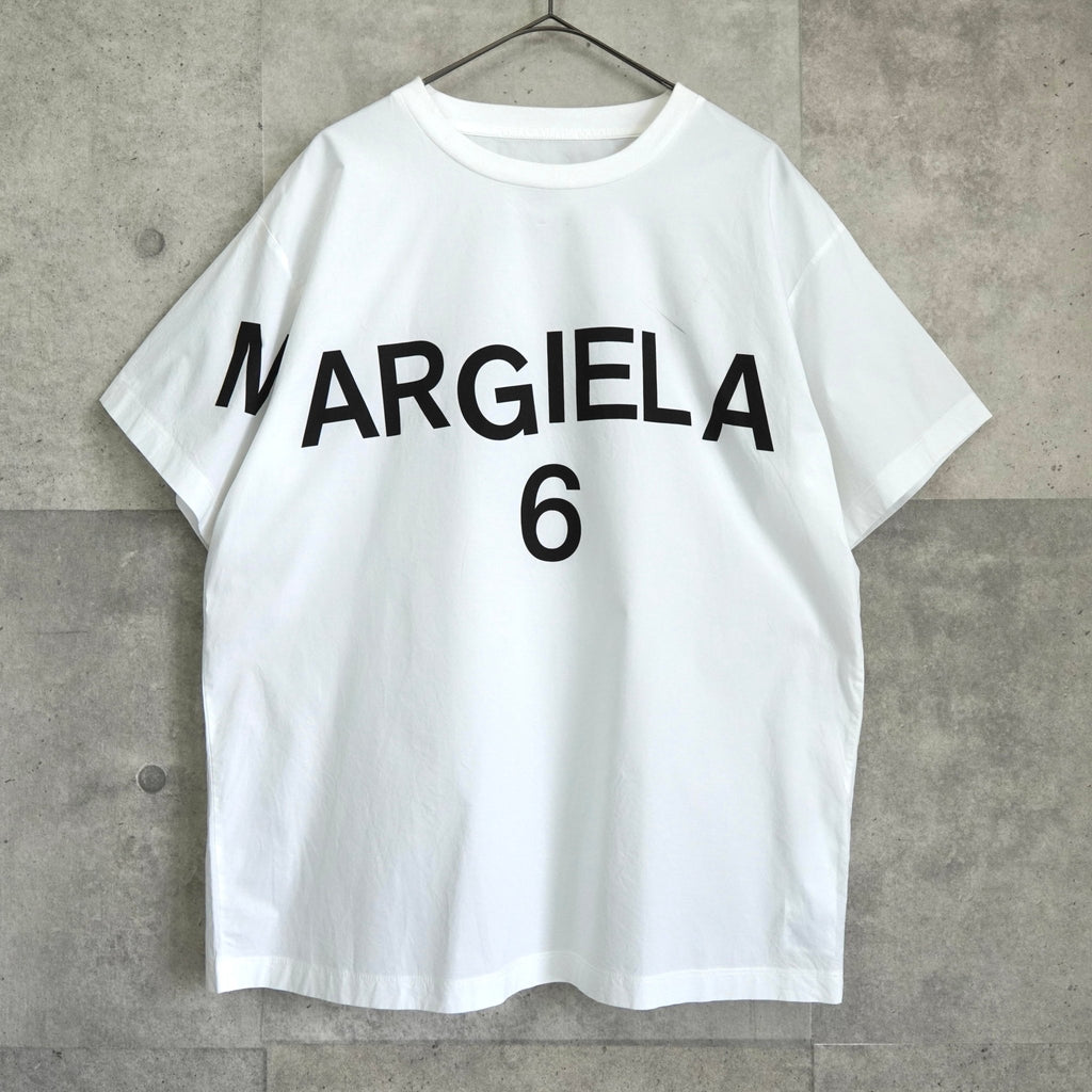 エムエムシックス ロゴ Tシャツ ホワイト