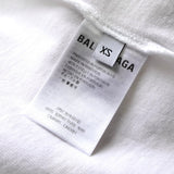 バレンシアガ ロゴ オーバーサイズ Tシャツ ホワイト - NEWSED