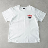 ステューシー ロゴ 両面プリント 半袖Tシャツ ホワイト - NEWSED