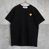 プレイ コムデギャルソン ハートロゴ Tシャツ ブラック