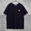 メゾン キツネ チラックスフォックス Tシャツ ネイビー