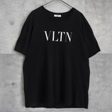 ヴァレンティノ ロゴ Tシャツ ブラック - NEWSED