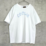 ロエベ バブル ロゴ 刺繍 Tシャツ ホワイト - NEWSED