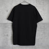 Maison Kitsune 草书徽标 T 恤，黑色，未使用，带标签