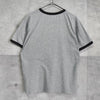 Adidas Performance Logo Ringer T恤（灰色/黑色）