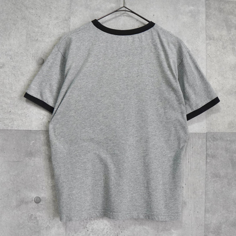 アディダス パフォーマンスロゴ リンガーTシャツ グレー / ブラック - NEWSED