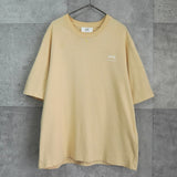 アミパリ アミ パリス ロゴ Tシャツ イエロー - NEWSED