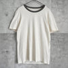 Maison Margiela 象牙色/黑色纯色 Ringer T 恤