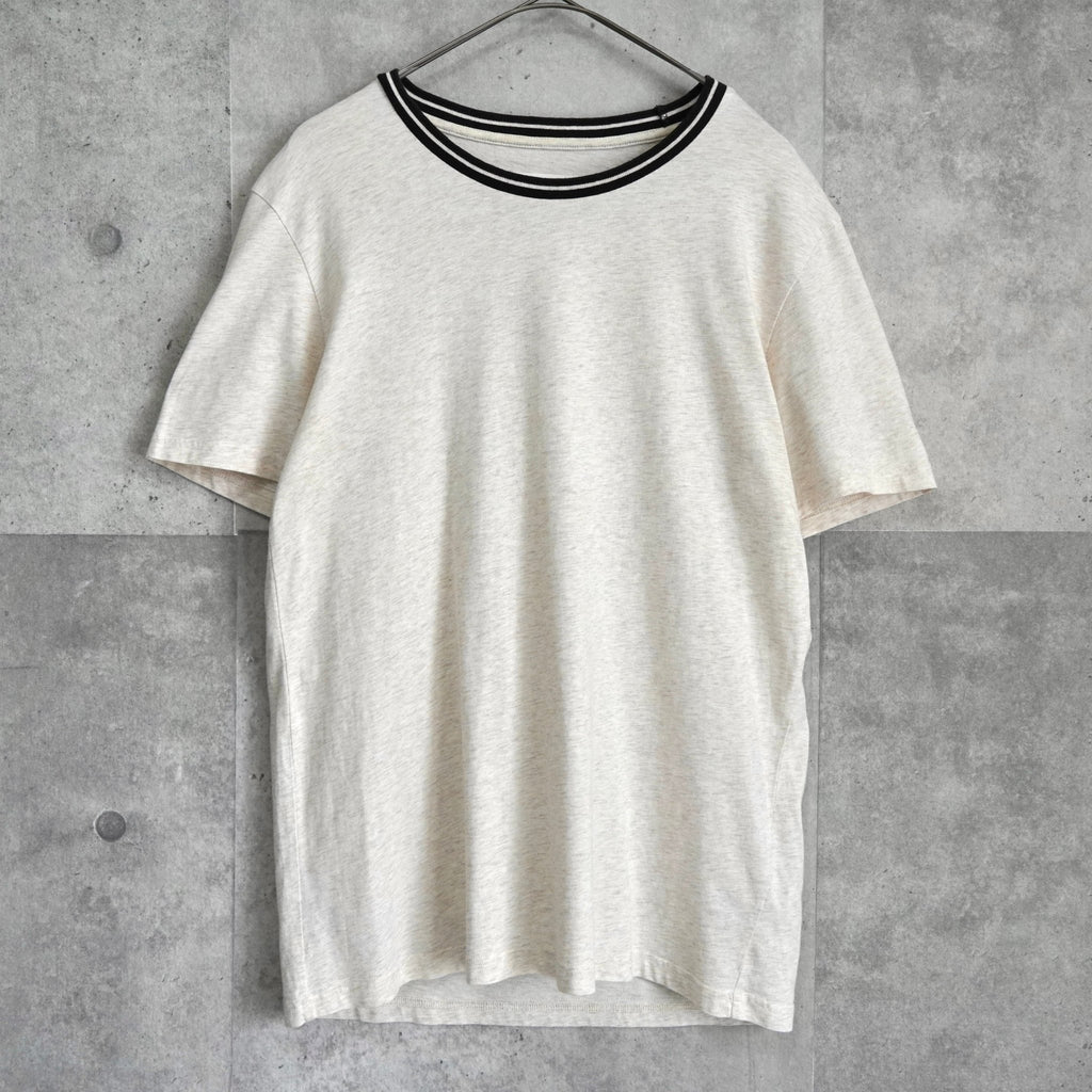 Maison Margiela 象牙色/黑色纯色 Ringer T 恤